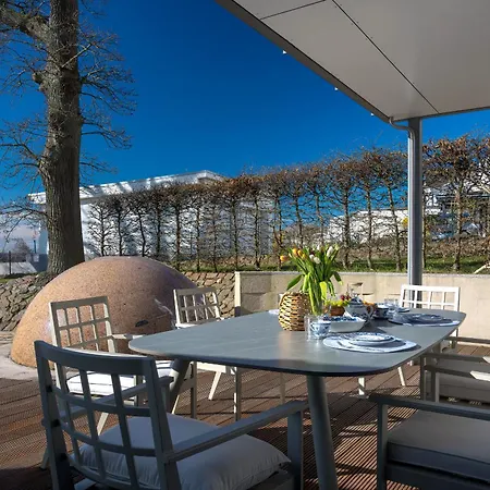 Silbermoeve - Nause, Mit Terrasse & Garten In Erste Reihe アパート *